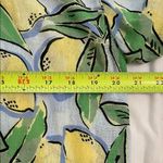 Isaac Mizrahi Linen Lemon Print Button-Up Shirt Dress Cover Up Womens Medium NEW Photo 6