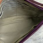 Coach y2k Purple Signature Canvas Wristlet Mini Purse Photo 7