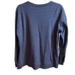 Wildfox  Navy Blue "SOCIAL" Graphic Sweatshirt Pullover Cozy Lounge Top sz M Photo 1