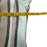 Banana Republic  Womens 8 Linen Blend Long & Lean Blazer Stripes Neutral Career Photo 6