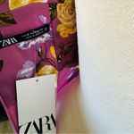 ZARA Women Floral Pink Printed Corset Style Dress Underwire Sweetheart Neck Sz M Photo 15