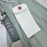 Wtoo by Watters Sage Green Melody Georgette Chiffon Maxi Dress 12 Bridesmaid Photo 3