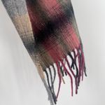 HIGHLAND HOUSE Scarf 5% Cashmere 95% Lambswool Plaid NWT Touch of Cashmere Gray Photo 9