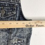 Wax Jean Wax jeans Acid wash bedazzled denim vest cutoff sleeves with pearls Photo 5