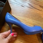 Vince Camuto Kendall peep toe heels in dazzle blue size 6 Photo 3