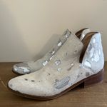 Kaanas Anthropologie  Animal Print Calf Hair Cutout Ankle Boots Size (37) 7 Photo 1