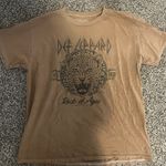 Urban Outfitters Def Leopard Oversized Band Tee Photo 0