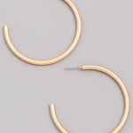 Gold Hoop Earrings Photo 0