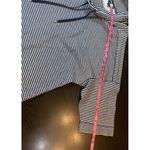 CHAPS Size 3X Blue Striped Cowlneck Long Sleeve Top Textured Sporty Athleisure Photo 13