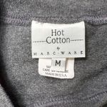 Hot Cotton Marc Ware Gray Sweatshirt Womens Medium Old World Santa Tree Vintage Red Photo 3