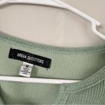 Urban Outfitters Green Parker Notched Long Sleeve Top Size Medium Photo 3