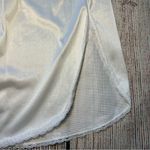 Vassarette Vintage  Half Slip Skirt White Nylon Lace Trim Side Slit Womens Medium Photo 1