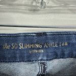 So Slimming Sequin Lace-Cuff Girlfriend Ankle Jeans Size 16 Chico's 3 Photo 3