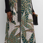 Marie Oliver  Leaf Pattern Quilted Skirt Photo 0