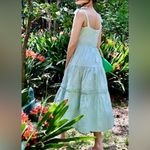 TOP SHOP Elegant Green Sleeveless Dress Photo 1