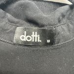 Dotti Womens Top Size 10 Button Front Career Academia Business Casual Workwear Black Photo 1