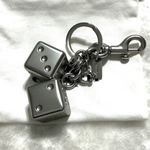 Coach Metallic Dice Keychain Photo 5