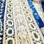 Farm Rio Blue Full of Flowers Linen Floral Belted Jumpsuit Size XS Photo 3