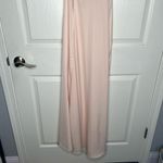 Forever 21 Sz M Pink Blush Sleeveless Maxi Dress Cross Back Photo 3