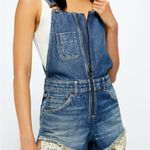Free People NWOT  Sunkissed Short Overalls Photo 4