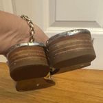 Halogen Silver Metallic Pointed Toe Mules Size 7 Photo 10