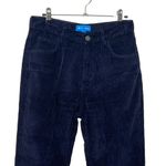 Anthropologie MIH JEANS Mimi Corduroy Cropped Slim Jeans Women’s Size 26 Dark Navy High Rise Photo 1