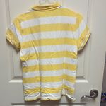 Nautica Yellow and White Striped Polo Photo 6