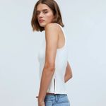 Madewell Side Slit Mockneck Tank Top Size XXS Photo 1