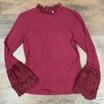 Xhilaration Xhiliration Long Sleeve Lacy Tee Photo 0