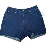 Volcom Stone Step High Rise Blue Denim Shorts Women’s 27 NWT Photo 0