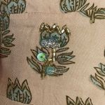 J.Crew Collection Embellished Halter Dress in Tonal Tulip Block Print Size 4 NEW Photo 6