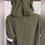 PINK - Victoria's Secret Women’s Pink Victoria Secret Long Sleeve Green Hood Zip Front Jacket Sz L NWOT Photo 6