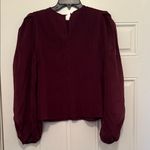 Worthington  Deep Burgundy Blouse Photo 2