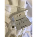 Madewell Pants Womens 26 White Superwide Leg High Waist Full Length Fair Trade Photo 4