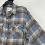 Denim & Supply Ralph Lauren Ralph Lauren Denim & Supply Plaid Button Down Shirt Blue Brown Gauzy Size L Photo 2