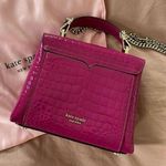 Kate Spade Romy Croc-Embossed Mini Top-handle Berryblitz Photo 2