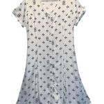 Rock by Junkfood White Button Front Blondie Camp Funtime Print Dress Large Photo 0