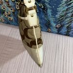 Coach Vintage  Tan Signature Monogram Canvas Crossbody Bag Photo 3