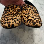 Birdies Starling Print Calf Hair Slip On Faux Fur Lined Flats Size 7 Photo 4