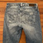 Big star Maddie Straight Denim Blue Jeans Womens Size 27R Distressed Photo 11