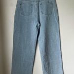 Princess Polly Booran Light Wash Denim Wide Leg Center Seam Jeans 10 Photo 7