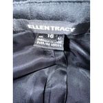 Ellen Tracy Women’s Black Cropped Jacket Size 16 – Button Front, Shawl Collar Photo 5