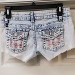 Almost Famous  junior size jean shorts are size 1. Photo 1