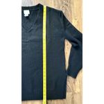 H&M  Sweater Womens Size XS Black V-Neck Pullover Poly, Wool Blend GUC Photo 3