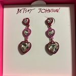 Betsey Johnson Betsy Johnson heart earrings pierced great for everyday use Photo 0