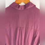 Maurice's  XS Smart Workwear Purple Mini Twisted Front Shirt Dress Photo 4