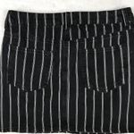 Vanilla Star Jeans Vanilla Star Cotton Black Striped Denim Mini Skirt NWT 9 Photo 2
