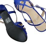 Mootsies Tootsies Mootsie Tootsie Mahaizel blue patent Nkle strap heels size 6½ Photo 3