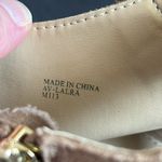 Adrienne Vittadini  Lalra Gladiator Block Tan Faux Suede Heels  Size 6 Photo 6