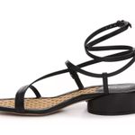 Salvatore Ferragamo EGADI 85mm STRAPPY BLOCK HEEL LEATHER SANDALS SIZE US 9.5 Photo 10